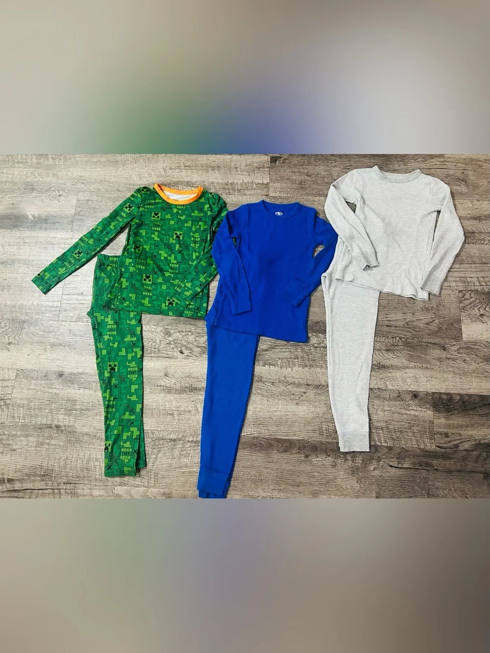 BOYS bundle sz7 PJs & long John Pj 7  Long John’s- size 6/7 - 2 pair